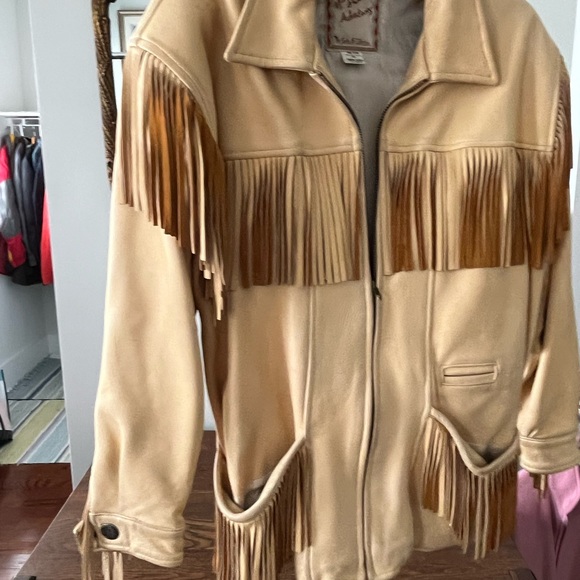 M. Julien Adventures Jackets & Blazers - M. Julien Adventures leather fringed cowboy style jacket